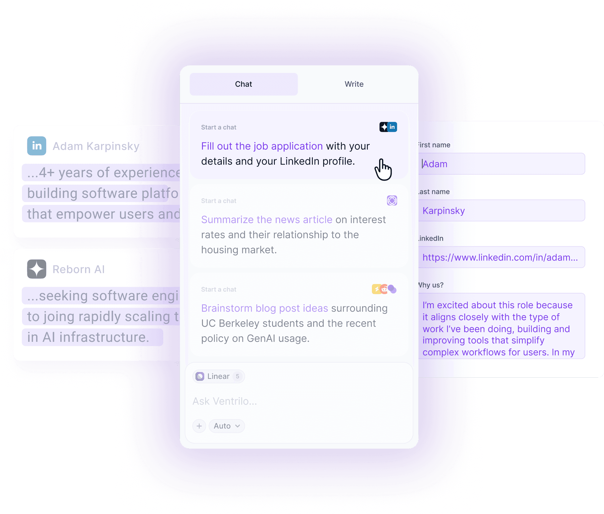 Ventrilo chat prompts preview